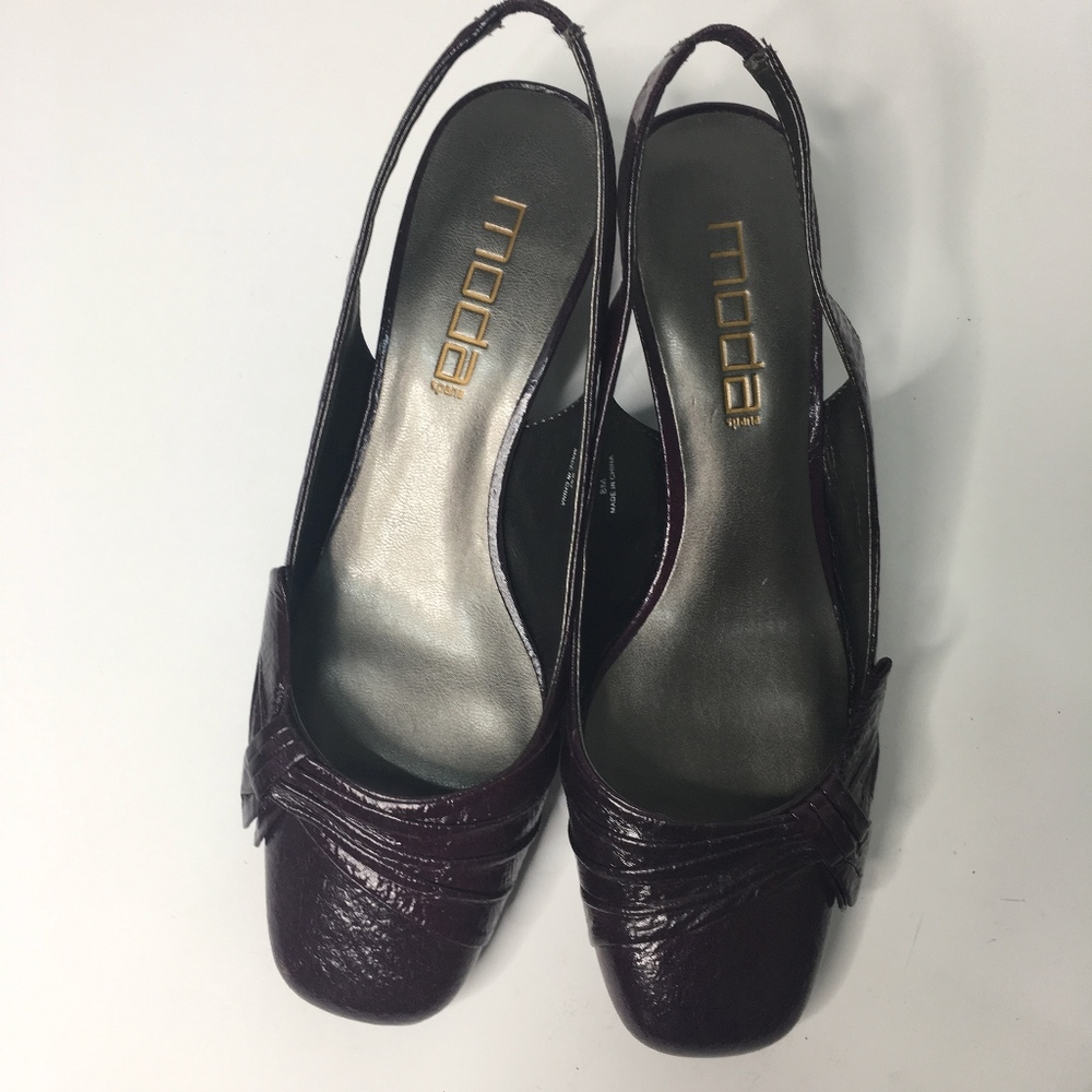 Moda Spana Nappa Patent Leather Shoe Size 8M
